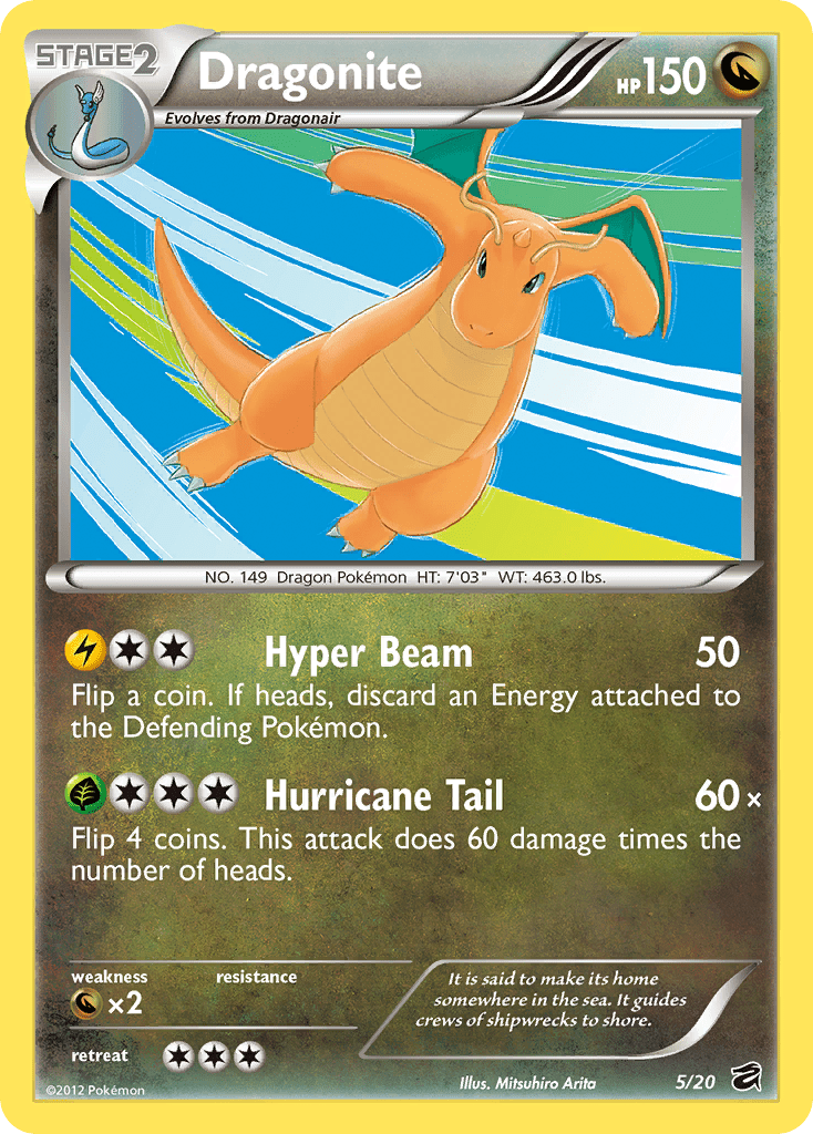 Dragonite (5/20) [Black & White: Dragon Vault] Pokemon Single Pokémon  | Multizone: Comics And Games