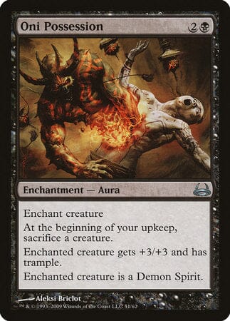 Oni Possession [Duel Decks: Divine vs. Demonic] MTG Single Magic: The Gathering  | Multizone: Comics And Games