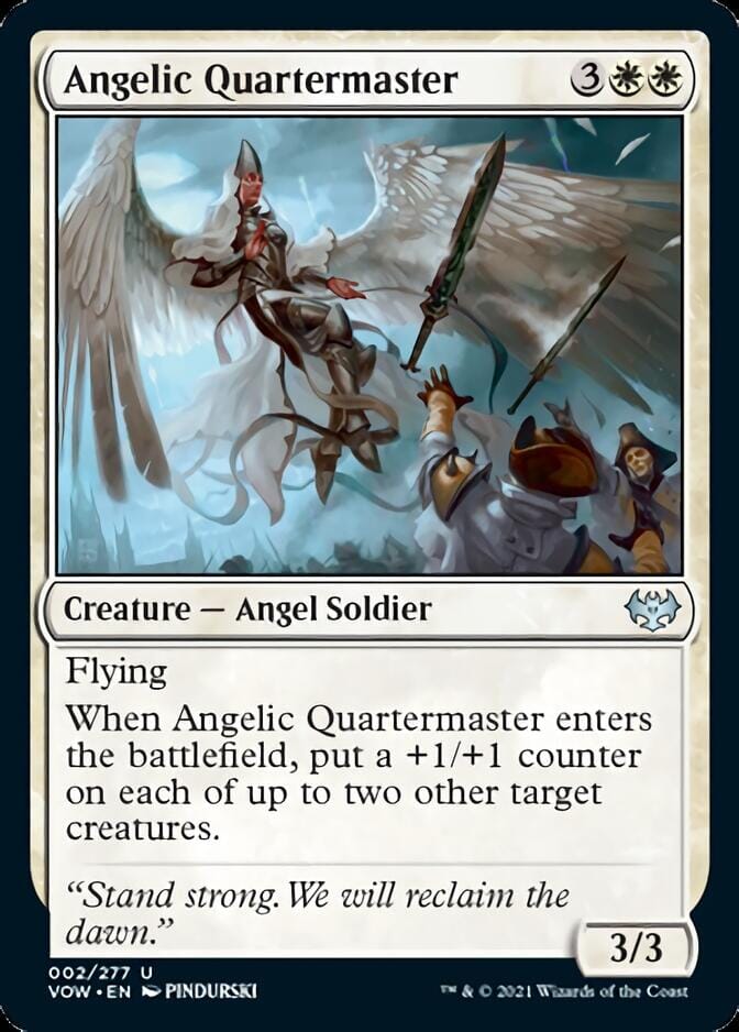 Angelic Quartermaster [Innistrad: Crimson Vow] MTG Single Magic: The Gathering  | Multizone: Comics And Games