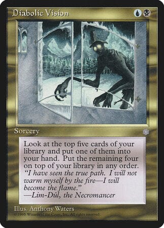 Diabolic Vision [Ice Age] MTG Single Magic: The Gathering  | Multizone: Comics And Games