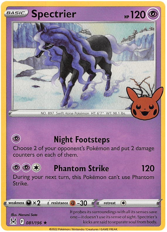 Spectrier (081/196) [Trick or Trade 2023] Pokemon Single Pokémon  | Multizone: Comics And Games