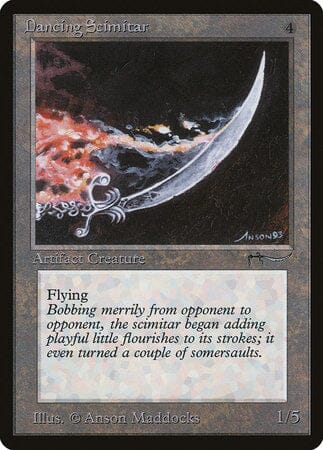 Dancing Scimitar [Arabian Nights] MTG Single Magic: The Gathering  | Multizone: Comics And Games