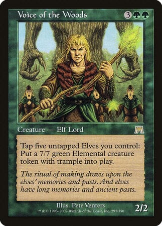 Voice of the Woods [Onslaught] MTG Single Magic: The Gathering  | Multizone: Comics And Games