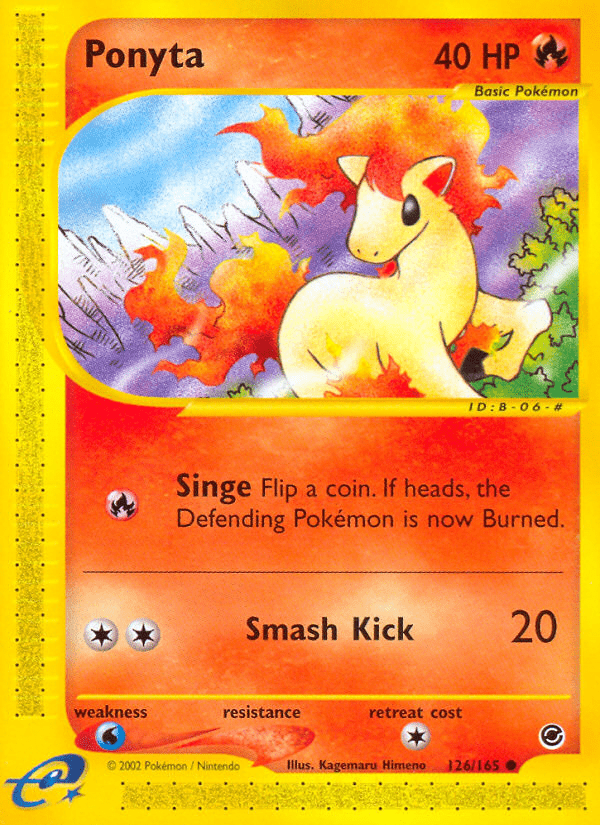 Ponyta (126/165) [Expedition: Base Set] Pokemon Single Pokémon  | Multizone: Comics And Games