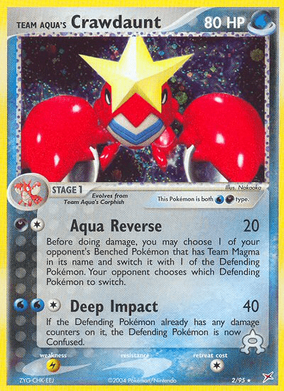 Team Aqua's Crawdaunt (2/95) [EX: Team Magma vs Team Aqua] Pokemon Single Pokémon  | Multizone: Comics And Games