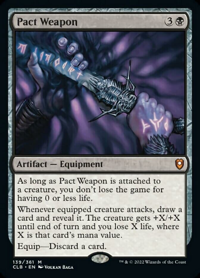 Pact Weapon [Commander Legends: Battle for Baldur's Gate] MTG Single Magic: The Gathering  | Multizone: Comics And Games