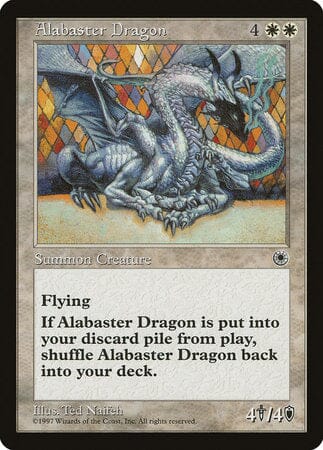 Alabaster Dragon [Portal] MTG Single Magic: The Gathering  | Multizone: Comics And Games