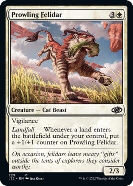 Prowling Felidar [Jumpstart 2022] MTG Single Magic: The Gathering  | Multizone: Comics And Games