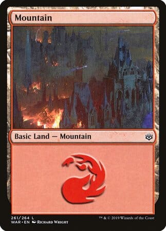 Mountain (261) [War of the Spark] MTG Single Magic: The Gathering  | Multizone: Comics And Games