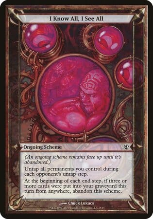 I Know All, I See All (Archenemy) [Archenemy Schemes] MTG Single Magic: The Gathering  | Multizone: Comics And Games