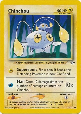 Chinchou (55/111) [Neo Genesis Unlimited] Pokemon Single Pokémon  | Multizone: Comics And Games