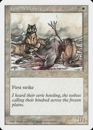 Tundra Wolves [Fifth Edition] MTG Single Magic: The Gathering  | Multizone: Comics And Games