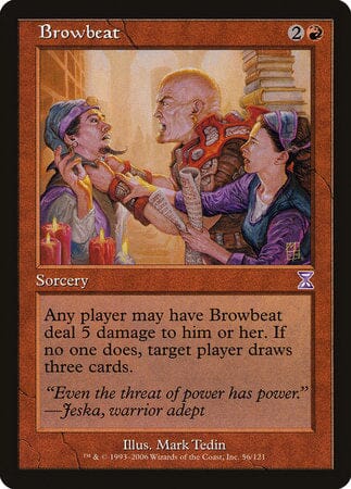 Browbeat [Time Spiral Timeshifted] MTG Single Magic: The Gathering  | Multizone: Comics And Games