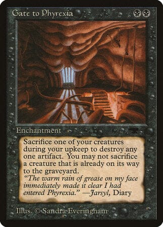 Gate to Phyrexia [Antiquities] MTG Single Magic: The Gathering  | Multizone: Comics And Games