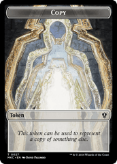 Copy // Zombie Double-Sided Token [Murders at Karlov Manor Commander Tokens] MTG Single Magic: The Gathering  | Multizone: Comics And Games