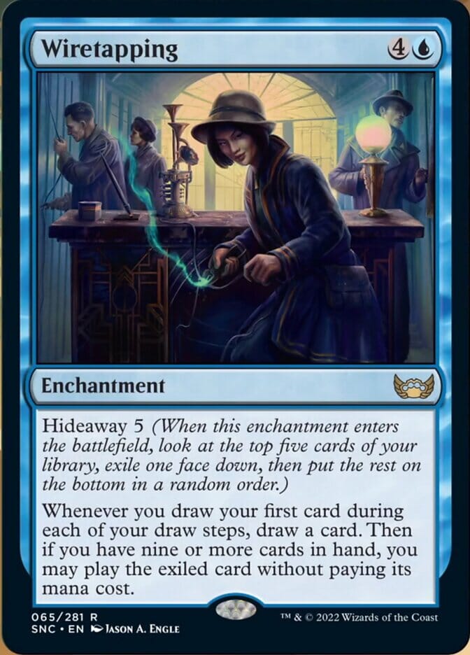 Wiretapping [Streets of New Capenna] MTG Single Magic: The Gathering  | Multizone: Comics And Games