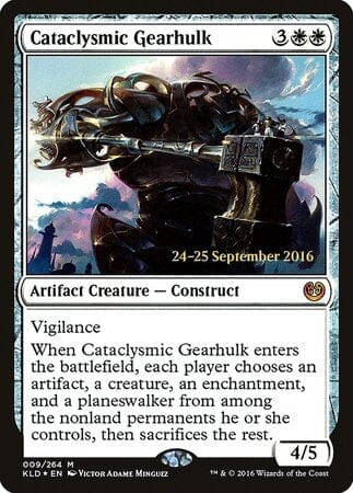 Cataclysmic Gearhulk [Kaladesh Promos] MTG Single Magic: The Gathering  | Multizone: Comics And Games