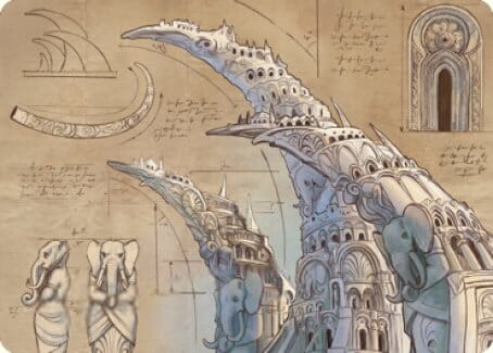 Ivory Tower Art Card [The Brothers' War Art Series] MTG Single Magic: The Gathering  | Multizone: Comics And Games