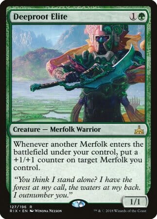 Deeproot Elite [Rivals of Ixalan Promos] MTG Single Magic: The Gathering  | Multizone: Comics And Games