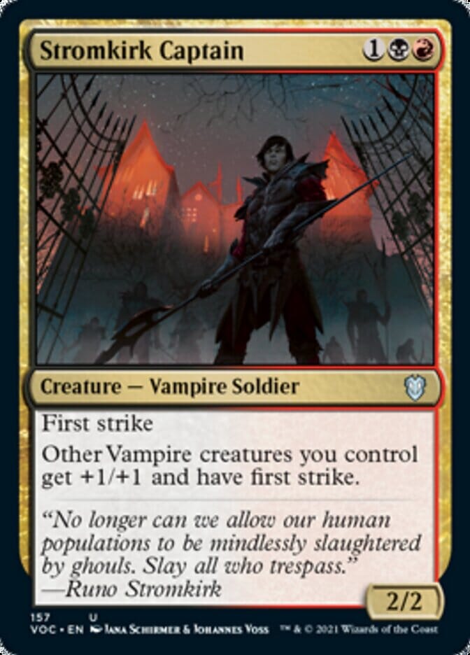 Stromkirk Captain [Innistrad: Crimson Vow Commander] MTG Single Magic: The Gathering  | Multizone: Comics And Games