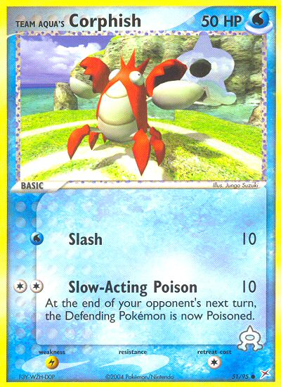 Team Aqua's Corphish (51/95) [EX: Team Magma vs Team Aqua] Pokemon Single Pokémon  | Multizone: Comics And Games