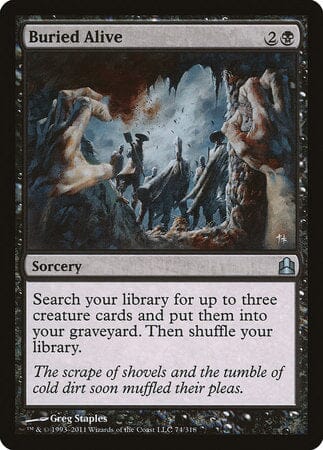 Buried Alive [Commander 2011] MTG Single Magic: The Gathering  | Multizone: Comics And Games