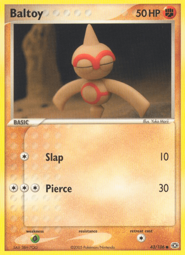 Baltoy (43/106) [EX: Emerald] Pokemon Single Pokémon  | Multizone: Comics And Games