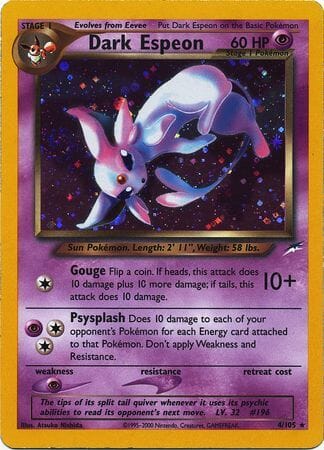 Dark Espeon (4/105) [Neo Destiny Unlimited] Pokemon Single Pokémon  | Multizone: Comics And Games