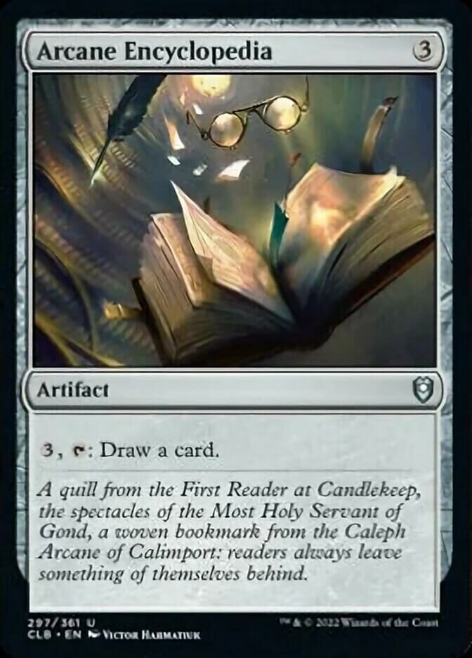 Arcane Encyclopedia [Commander Legends: Battle for Baldur's Gate] MTG Single Magic: The Gathering  | Multizone: Comics And Games