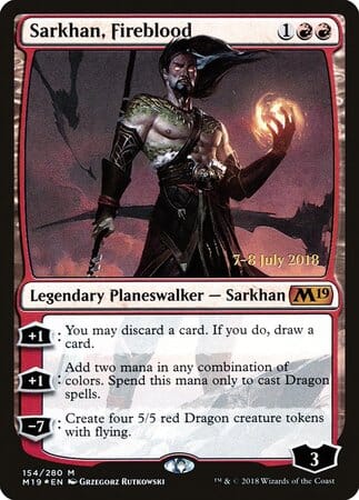 Sarkhan, Fireblood [Core Set 2019 Promos] MTG Single Magic: The Gathering  | Multizone: Comics And Games