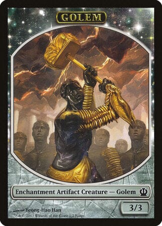 Golem Token [Judge Gift Cards 2013] MTG Single Magic: The Gathering  | Multizone: Comics And Games