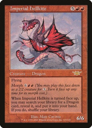 Imperial Hellkite [Legions] MTG Single Magic: The Gathering  | Multizone: Comics And Games