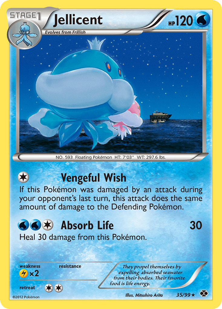 Jellicent (35/99) [Black & White: Next Destinies] Pokemon Single Pokémon  | Multizone: Comics And Games