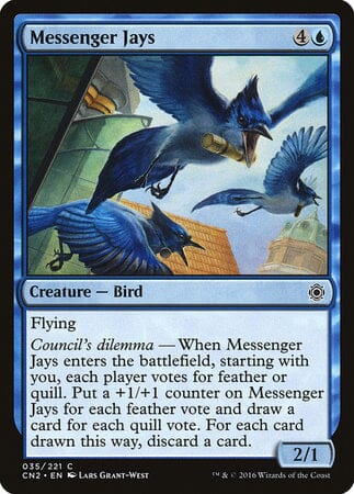 Messenger Jays [Conspiracy: Take the Crown] MTG Single Magic: The Gathering  | Multizone: Comics And Games