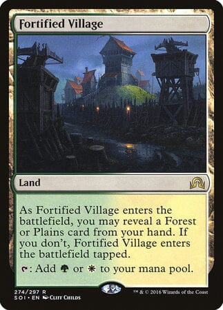 Fortified Village [Shadows over Innistrad] MTG Single Magic: The Gathering  | Multizone: Comics And Games