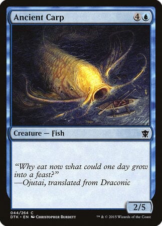 Ancient Carp [Dragons of Tarkir] MTG Single Magic: The Gathering  | Multizone: Comics And Games