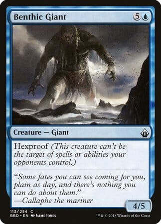 Benthic Giant [Battlebond] MTG Single Magic: The Gathering  | Multizone: Comics And Games