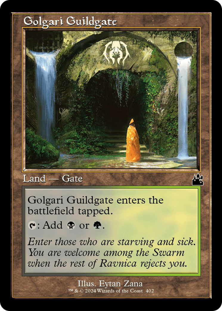 Golgari Guildgate (Retro Frame) [Ravnica Remastered] MTG Single Magic: The Gathering  | Multizone: Comics And Games