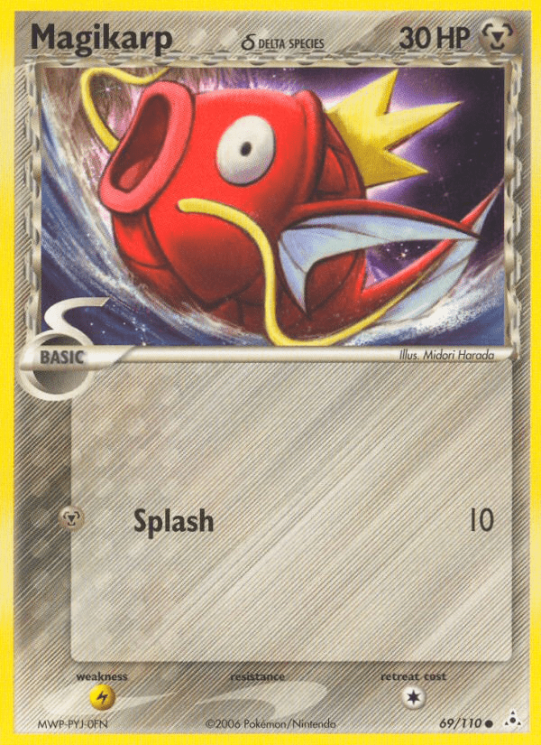 Magikarp (69/110) (Delta Species) [EX: Holon Phantoms] Pokemon Single Pokémon  | Multizone: Comics And Games
