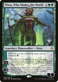 Nissa, Who Shakes the World [Promo Pack: Throne of Eldraine] MTG Single Magic: The Gathering  | Multizone: Comics And Games