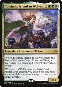 Tolsimir, Friend to Wolves [Promo Pack: Throne of Eldraine] MTG Single Magic: The Gathering  | Multizone: Comics And Games