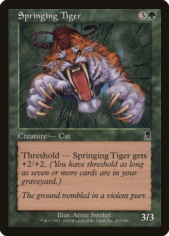 Springing Tiger [Odyssey] MTG Single Magic: The Gathering  | Multizone: Comics And Games