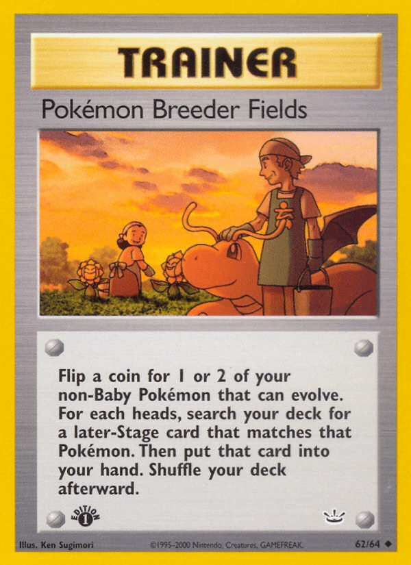 Pokemon Breeder Fields (62/64) [Neo Revelation 1st Edition] Pokemon Single Pokémon  | Multizone: Comics And Games
