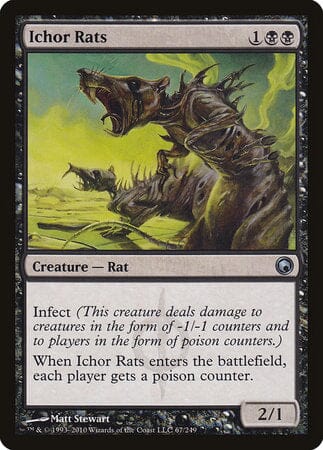 Ichor Rats [Scars of Mirrodin] MTG Single Magic: The Gathering  | Multizone: Comics And Games