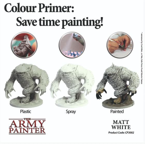 Matt White Undercoat Colour Primers The Army Painter  | Multizone: Comics And Games