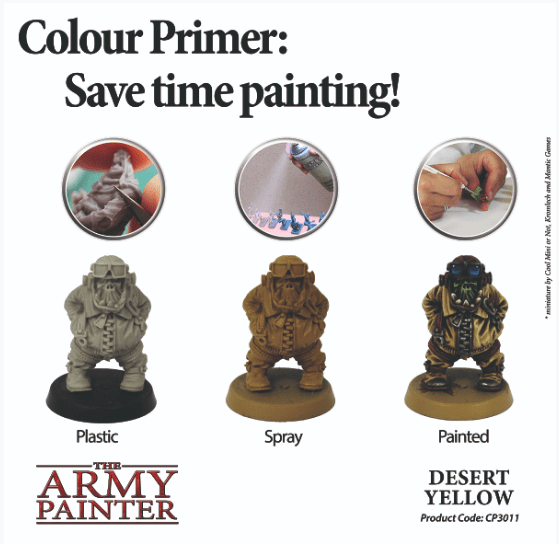 Desert Yellow Colour Primers The Army Painter  | Multizone: Comics And Games
