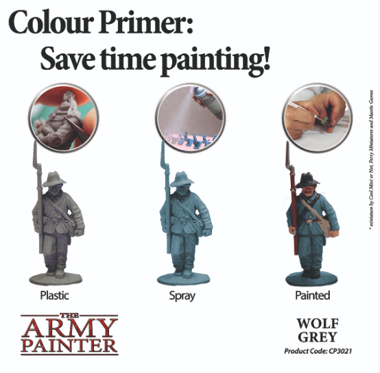 Wolf Grey Colour Primers The Army Painter  | Multizone: Comics And Games