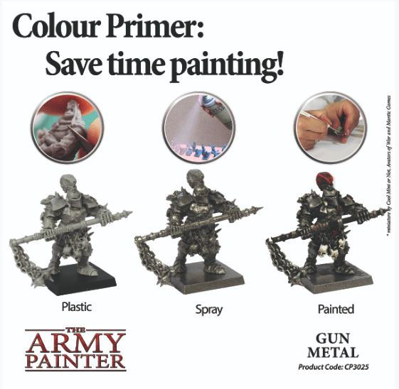 Gun Metal Colour Primers The Army Painter  | Multizone: Comics And Games