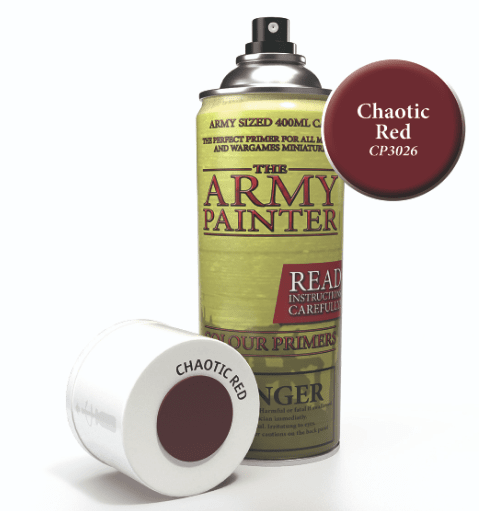 Chaotic Red Colour Primers The Army Painter  | Multizone: Comics And Games