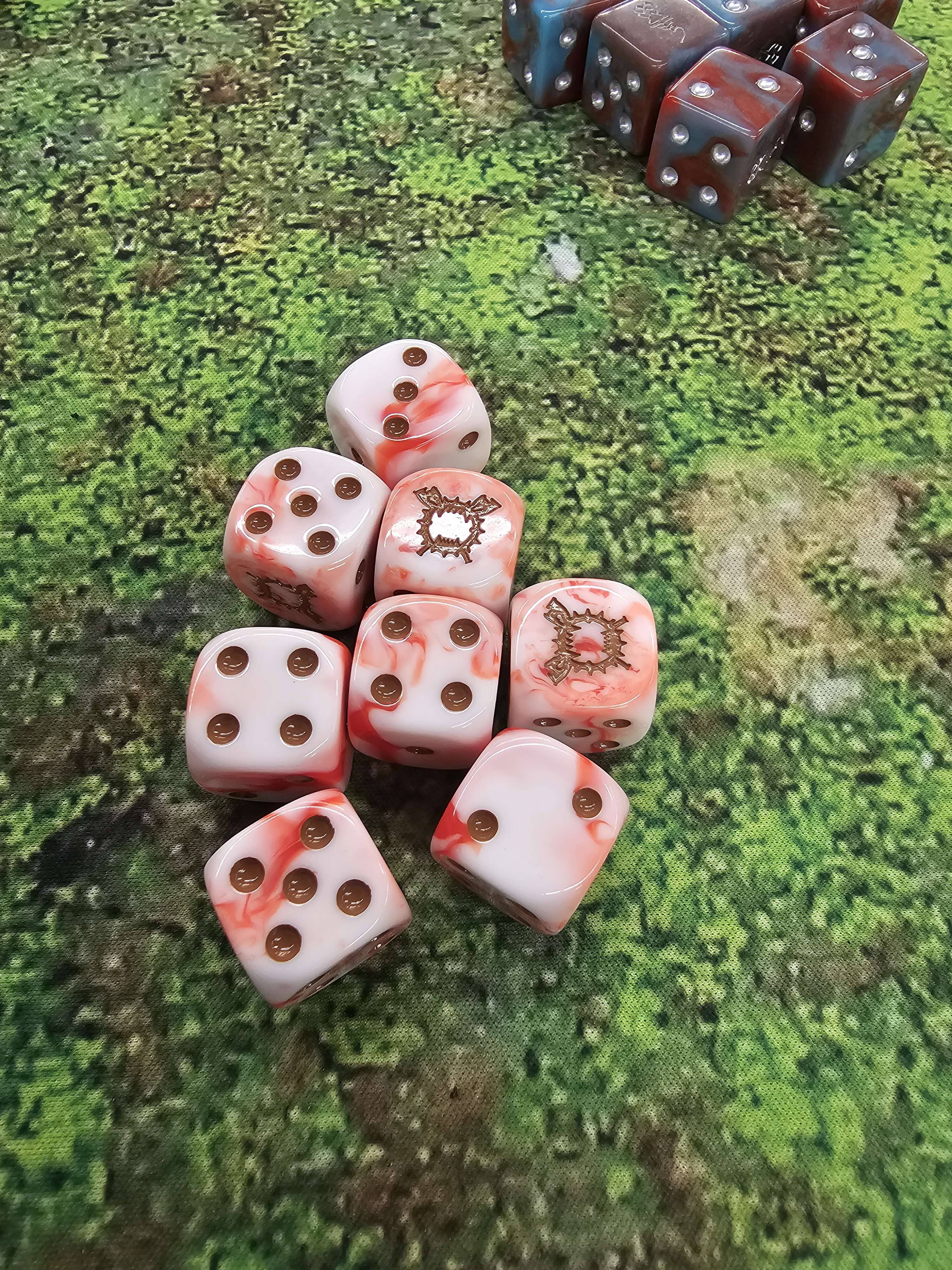 Pale Orange (16MM) - 25CT Dice Red Dragon  | Multizone: Comics And Games